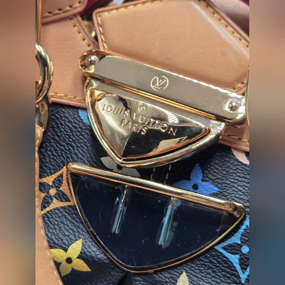 Louis Vuitton x Murakami URSULA Noir Black Multicolor Noir Shoulder Bag - Picture 4 of 14